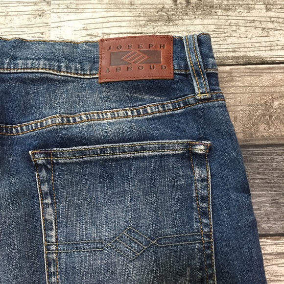 Joseph Abboud Slim Fit Jeans Men’s 34x32 Light Wash Blue Denim Stretch - Picture 10 of 12